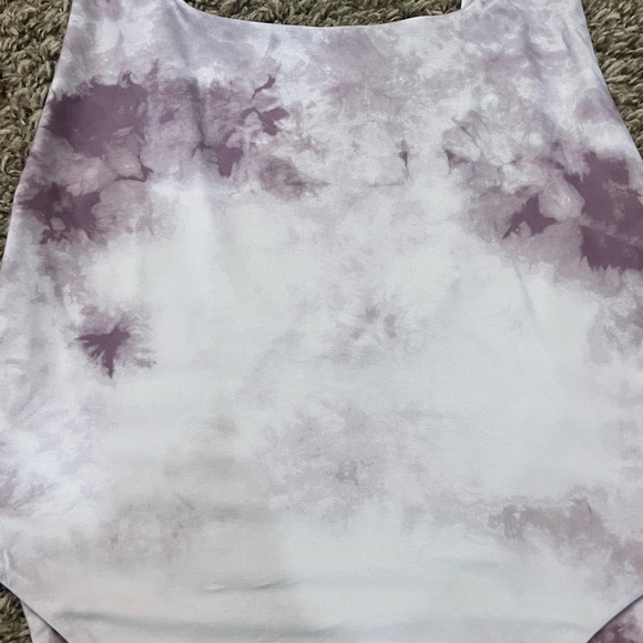 Volcom Eggplant Juniors “Follow The Cloud” One-Piece Swimsuit - Picture 6 of 9